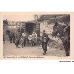 CAR-AAFP9-90-0823 - guerre 1914-15 - OFFEMONT - convoi de ravitaillement