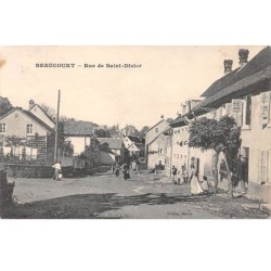 90 .n°109121.  beaucourt . rue de saint dizier .vue generale .