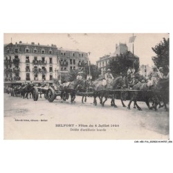 CAR-AEKP16-0987-90 - BELFORT - Fetes du 4 juillet 1920 - Défilé d'artillerie lourde