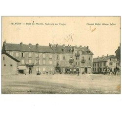 90.BELFORT.n°2408.PLACE DU MARCHE,FAUBOURG DES VOSGES.TRAMWAY