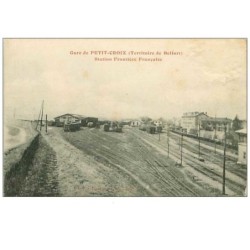 90.PETIT-CROIX.n°16.GARE DE PETIT CROIX.STATION FRONTIERE FRANCAISE.VOIR ETAT