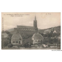 CAR-ACJP8-0487-90 - ROUGEMONT LE CHATEAU - l'église - la nouvelle rue