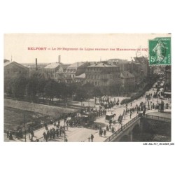 CAR-ADLP17-1043-90 - BELFORT - Le 35e régiment de ligne rentrant des manoeuvres