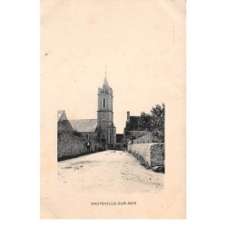 50 .n° 109897 . hauteville sur mer . l eglise du village .