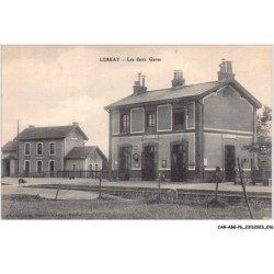 CAR-ABGP6-0571-50 - LESSAY - les deux gares