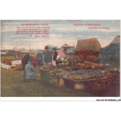CAR-AAFP5-50-0438 - scènes normandes - la foire de lessay - Le marchand de Faience