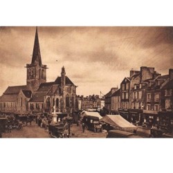 50.n°59091.periers.place et eglise.monument historique