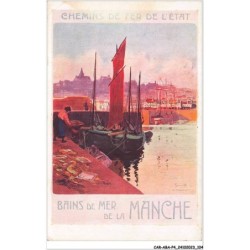 CAR-ABAP4-50-0353 - bains de mer de la - MANCHE