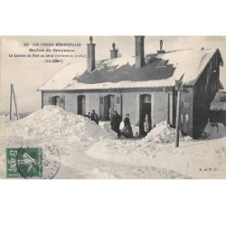 70.n°56250.ballon en servance.la cantine du fort en hiver