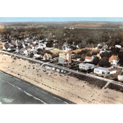 50 . n° kri11590 .jullouville  . la plage et les villas  . n°216-12 a  . edition combier  . cpsm 10X15 cm . a