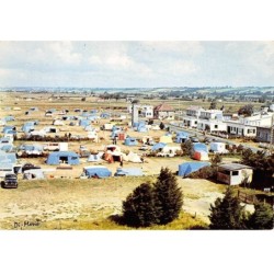 50 . n° kri11599 . hauteville sur mer . le camping  . n° 602-3. edition di mario . cpsm 10X15 cm . a