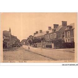 CAR-AACP7-50-0611 - GENETS - grande rue - Carte pliee vendue en l'etat