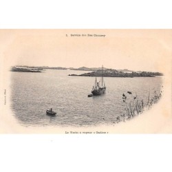 50 . n°205551. iles chausey. le yacht à vapeur ondine