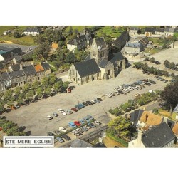50.AM10289.Sainte Mère l'Eglise.Vue générale.Edit Dubray.263/50.CPSM 15x10 cm