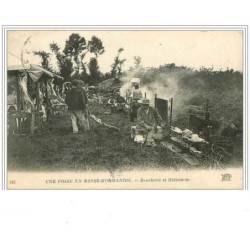 50.UNE FOIRE EN BASSE NORMANDIE.BOUCHERIE ET ROTISSERIE