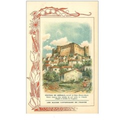 04.CHATEAU DE GREOULX n° 1 bis.les ruines historiques de france.biscuits rouchier-bazel angouleme.