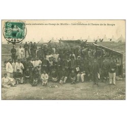 50.CAMP DE BIVILLE.n°1264.LES CUISINES A L'HEURE DE LA SOUPE