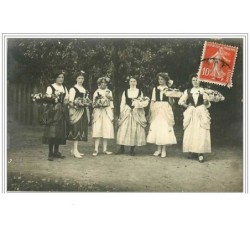 50.BRECEY.CP PHOTO.JEUNES FEMMES EN COSTUMES