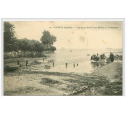 50.GENETS.VUE SUR LE MONT SAINT MICHEL ET TOMBELAINE.TACHES