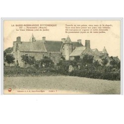 50.FERMANVILLE.LE VIEUX CHATEAU (COTE DU JARDIN)