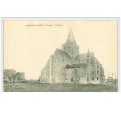 50.CERISY LA FORET.L'EGLISE ET L'ABBAYE