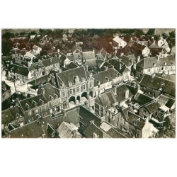 50.LE TEILLEUL.n°22334.LA MAIRIE.EN AVION AU DESSUS DE.......CPSM.