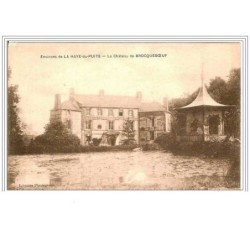 50.ENVIRONS DE LA HAYE-DU-PUITS.LE CHATEAU DE BROCQUEBOEUF.