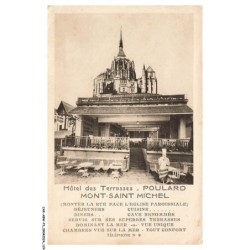 CAR-ABWP3-0258-50 - LE MONT SAINT MICHEL - hotel des terrasses - poulard