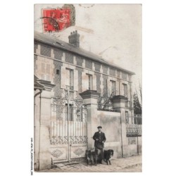 CAR-AFMP9-0399-70 - VESOUL - Un homme - Des chiens - Carte photo