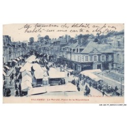 CAR-ADVP7-0371-50 - VILLEDIEU - Le Marche - place de la Republique