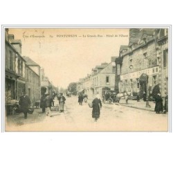 50.PONTORSON.LA GRANDE RUE.HOTEL DE L'OUEST