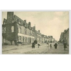 50.PONTORSON.HOTEL DE L'OUEST, ANCIEN HOTEL DE MONTGOMERY ET LA GRANDE RUE