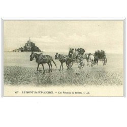 50.LE MONT ST MICHEL.LES VOITURES DE GENETS
