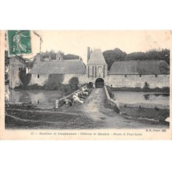 50 - COUTANCES - SAN52853 - Environs - Château de Gratot - Fossés et Pont Levis