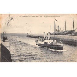 50 - CHERBOURG - SAN52850 - Le Vapeur "Seine" au retour du Transatlantique