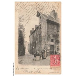 CAR-ACQP6-0385-50 - AVRANCHES - La rue engibault - Maison du XVIe siècle