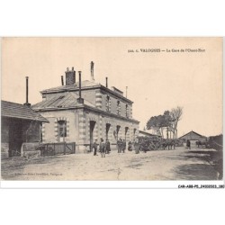 CAR-ABBP5-50-0488 - VALOGNES - la gare de l'ouest-etat