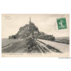 CAR-ACQP6-0344-50 - LE MONT SAINT-MICHEL - Vue générale prise de la digue