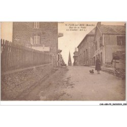 CAR-ABNP9-0808-50 - SAINT-PAIR-SUR-MER - rue de la poste - le clocher