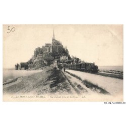 CAR-ACQP6-0343-50 - LE MONT SAINT-MICHEL - Vue générale prise de la digue