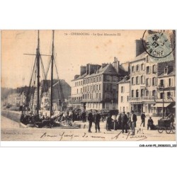 CAR-AAWP5-50-0392 - CHERBOURG - le quai alexandre iii