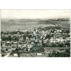50 .n°39860 . saint pair sur mer.vue aerienne. cpsm 15 x 10 cm .