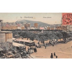 50 - Cherbourg - SAN20586 -Place Divette - Marché