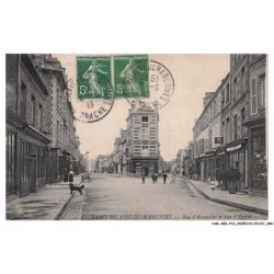 CAR-AEGP10-0557-50 - SAINT-HILAIRE-DU-HARCOUET - rue d'avranches et rue d'egypte