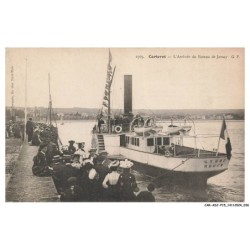 CAR-ADJP15-0816-50 - CARTERET - L'arrivéee du bateau de jersey