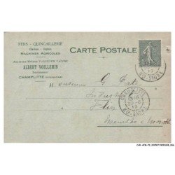 CAR-AFMP9-0387-70 - CHAMPLITTE - Fers - quincaillerie - Charbon - Engrais - Machines aagricoles - Pub
