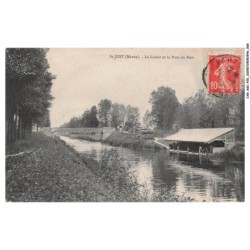 CAR-AGCP20-1079-51 - SAINT-JUST - Le lavoir et le pont du port