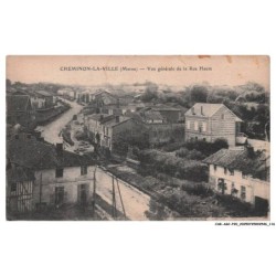 CAR-AGCP20-1103-51 - CHEMINON-LA-VILLE - Vue générale de la rue haute