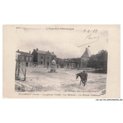 CAR-AGCP20-1090-51 - L'argonne pittoresque - FLORENT - Le grand puits - La mairie - Le vieux château