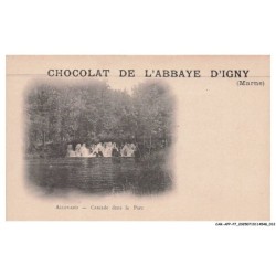 CAR-AFPP7-0376-51  - CHOCOLAT DE L'ABBAYE D'IGNY - GRENOBLE - Allevard - Cascade dans le Parc